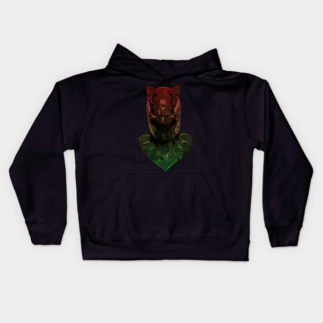 Black PANther alt 1 Kids Hoodie by Thisepisodeisabout